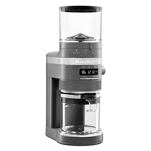 KitchenAid Burr Coffee Grinder, KCG8433, Charcoal Grey