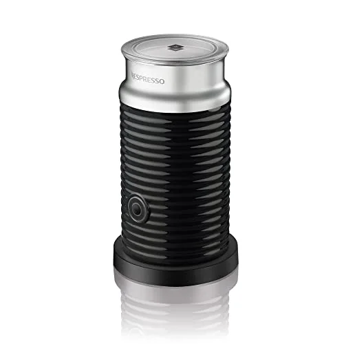 Nespresso Aeroccino 3 Milk Frother, Black, Steel