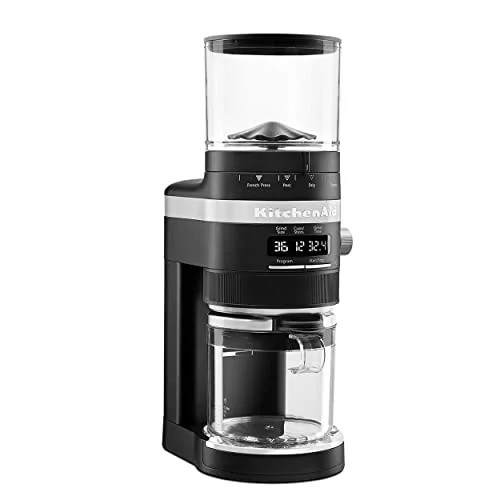 KitchenAid Burr Coffee Grinder, KCG8433, Matte Black